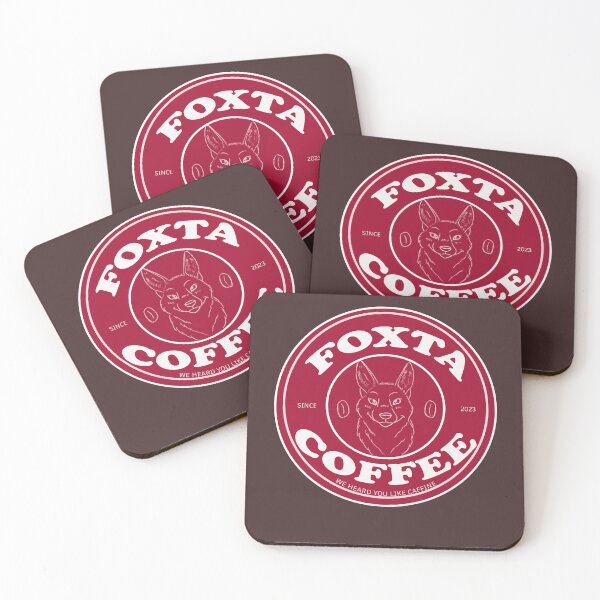 Item preview, Foxta coffee logo designed and sold by Artbyscrappy.