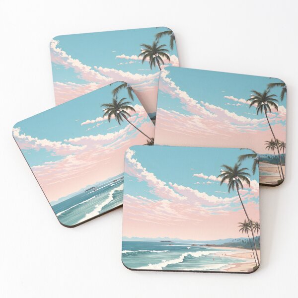 Item preview, "Azure Waters and Coconut Palms" designed and sold by Art-Vortex-fr.