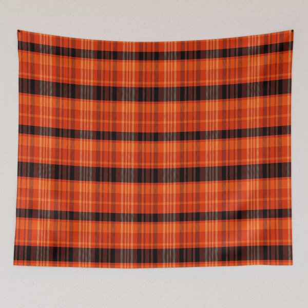Item preview, Sunset and Sunrise Aesthetic Calan 1 Hand Drawn Textured Plaid Pattern designed and sold by GenAumonier.