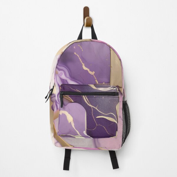 Item preview, Pink, Purple & White Swirled in Gold Accents #5 designed and sold by BirdsnStuff.