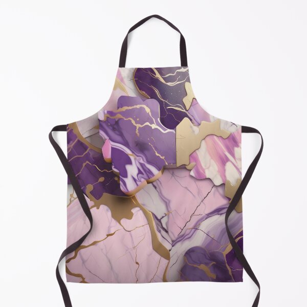 Item preview, Pink, Purple & White Swirled in Gold Accents #5 designed and sold by BirdsnStuff.
