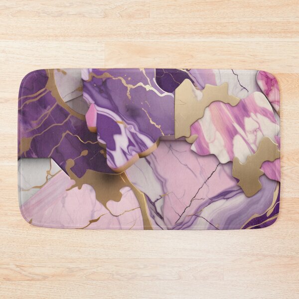 Item preview, Pink, Purple & White Swirled in Gold Accents #5 designed and sold by BirdsnStuff.