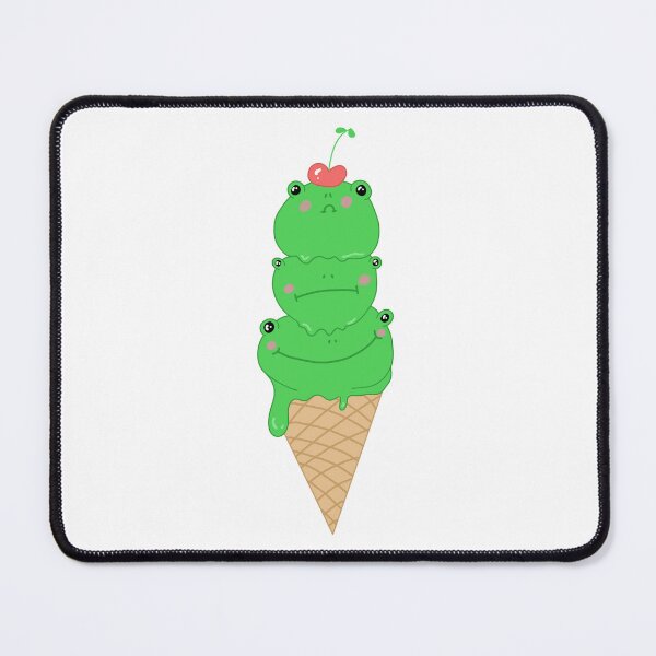 Item preview, Frog Ice Cream Scoops - Sticker - T shirt designed and sold by BuzzGeeArt.