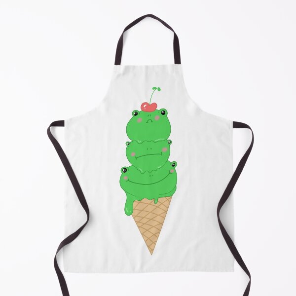 Item preview, Frog Ice Cream Scoops - Sticker - T shirt designed and sold by BuzzGeeArt.