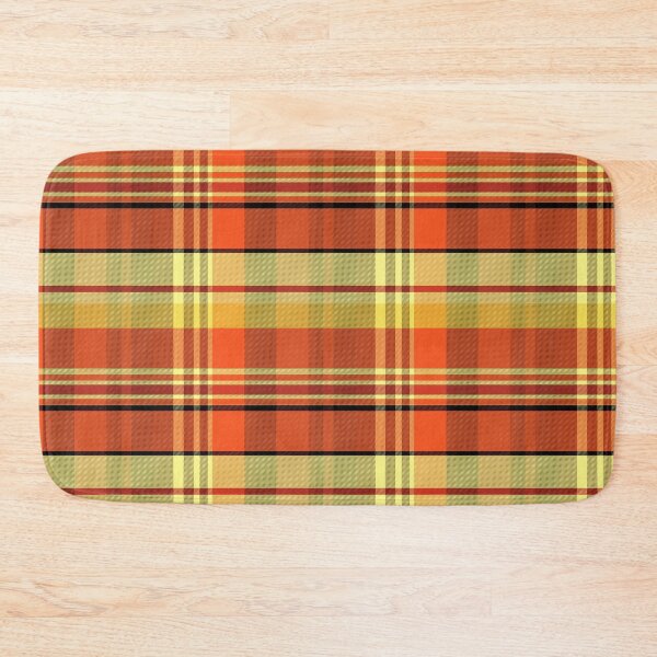 Item preview, Sunset and Sunrise Aesthetic Iona 1 Hand Drawn Textured Plaid Pattern designed and sold by GenAumonier.