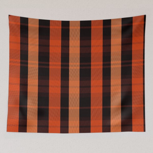 Item preview, Sunset and Sunrise Aesthetic Evander 2 Hand Drawn Textured Plaid Pattern designed and sold by GenAumonier.