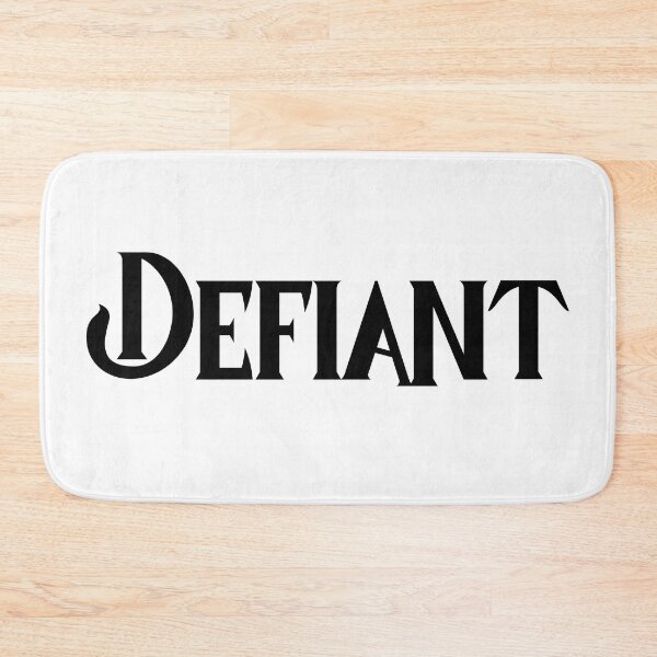 Item preview, Defiant - Minimalistic, Statement, Typography, Rebellious designed and sold by Quirkdom.