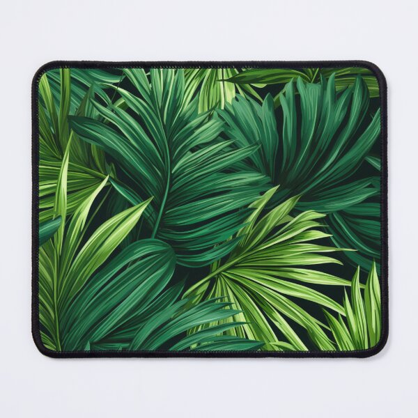 Item preview, Beauty green palms pattern designed and sold by SmileshareShop.