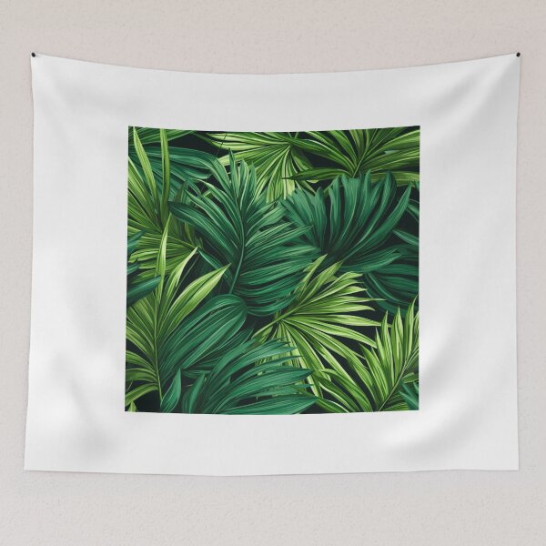 Item preview, Beauty green palms pattern  designed and sold by SmileshareShop.