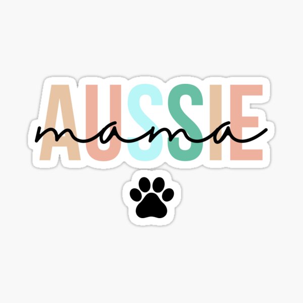 Aussie Mama Sticker