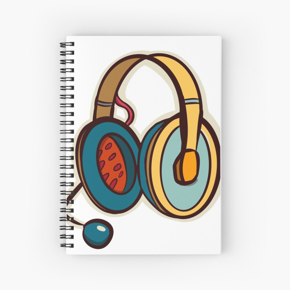 Retro headphones Sticker for Sale by RapTags24