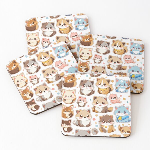 Item preview, Playful Animal Crew - Cute School Starter Art designed and sold by Emaga Digital Studio.