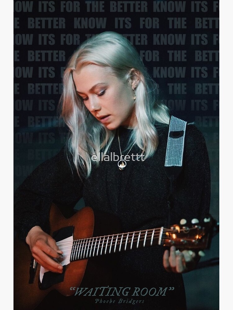"Phoebe Bridgers Waiting Room Poster" Poster for Sale by ellalbrettt