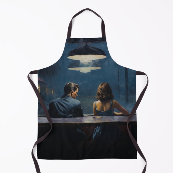 Item preview, 1980's couple watching the world from a diner designed and sold by schamsyy.