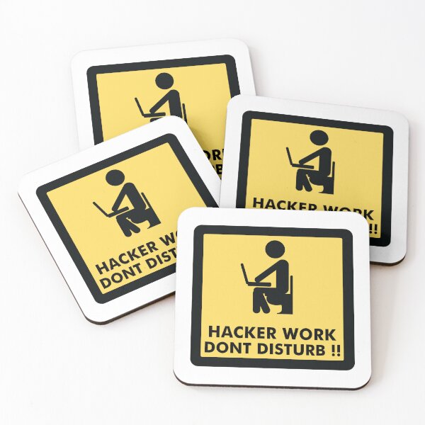 Item preview,  Funny HACKER WORK DONT DISTURB !! designed and sold by SayLess Co.
