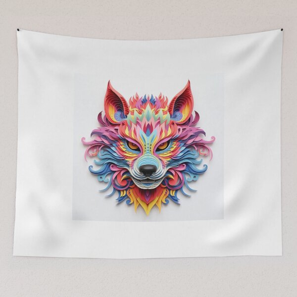 Item preview, Alebrije, paper quilling, Wolf designed and sold by Imaginarium888.