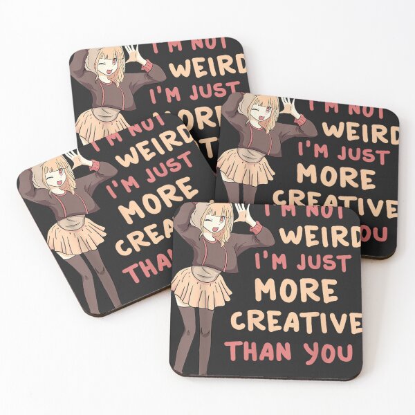 Item preview, I'm Not Weird I'm Just More Creative Than You Anime  designed and sold by JosephJeanpier.