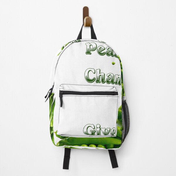 Item preview, Give peas a chance. Slogan designed and sold by EdgyEdgeArt.
