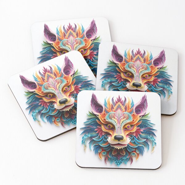 Item preview, Alebrije, paper quilling, Wolf designed and sold by Imaginarium888.