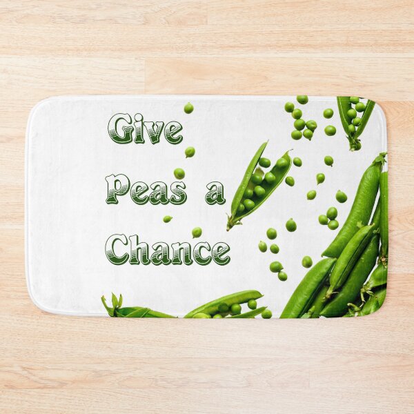 Item preview, Give peas a chance. Slogan designed and sold by EdgyEdgeArt.