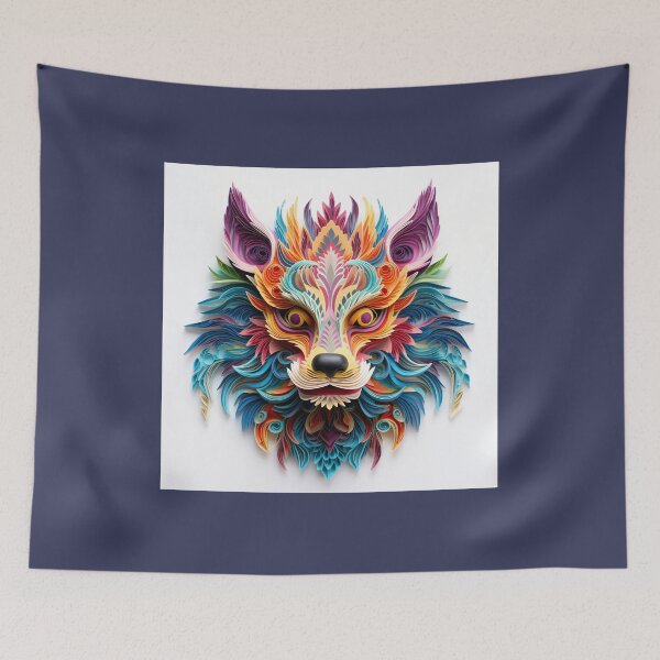 Item preview, Alebrije, paper quilling, Wolf designed and sold by Imaginarium888.