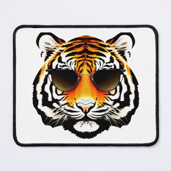 Item preview, Drawing Tiger head with sunglasses designed and sold by The best online style shop.