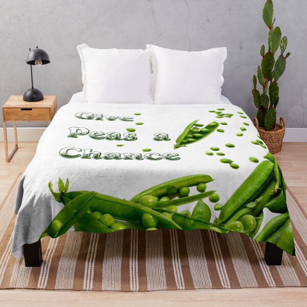 Item preview, Give peas a chance. Slogan designed and sold by EdgyEdgeArt.