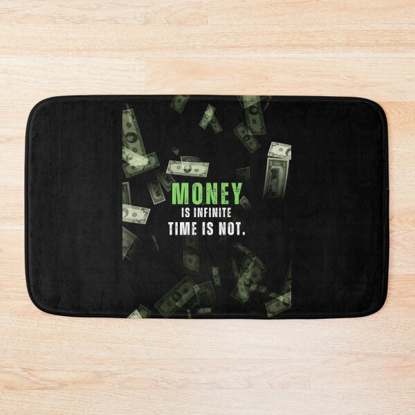 Item preview, Money is Infinite Motivational Quote designed and sold by hiunlimit.