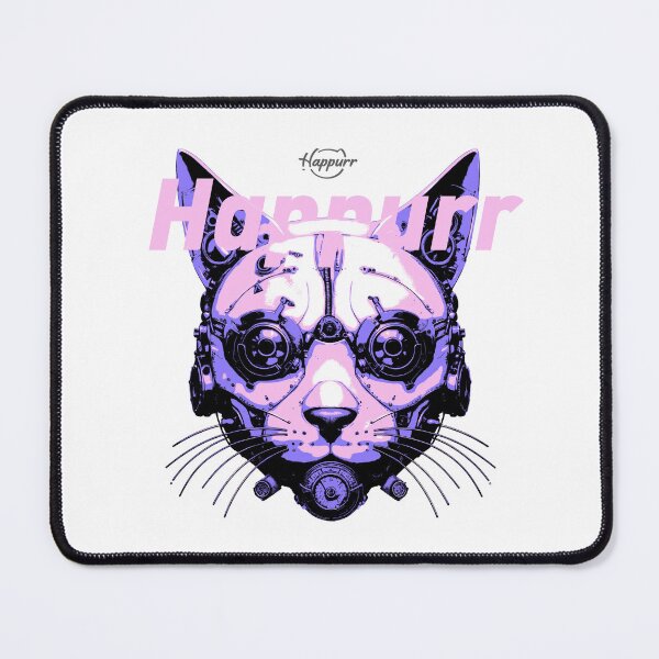 Item preview, Cyberpunk style, mechanical style, cat designed and sold by Happurr.