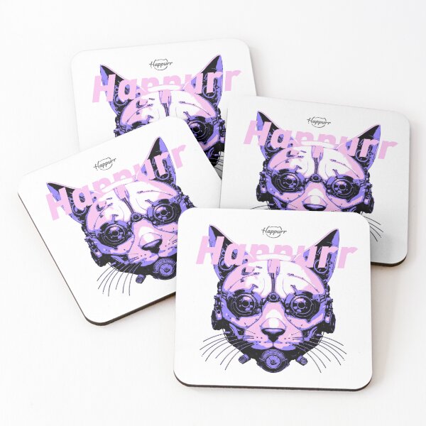 Item preview, Cyberpunk style, mechanical style, cat designed and sold by Happurr.