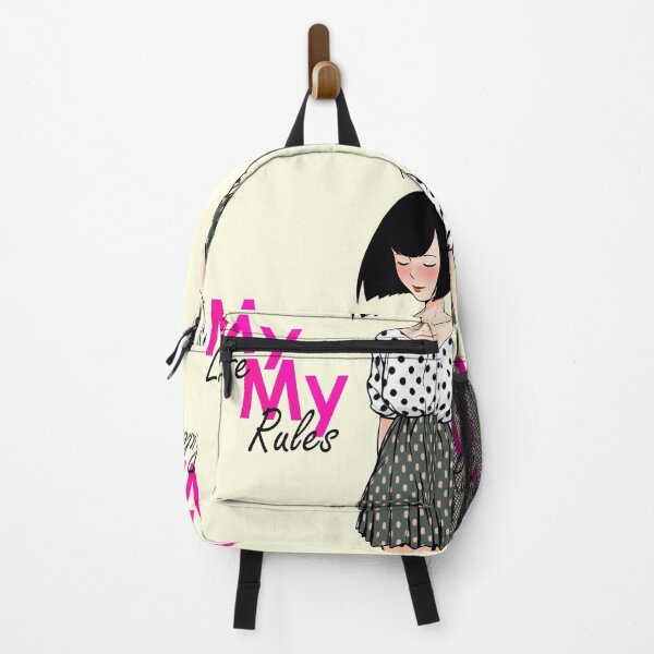 Item preview, My Life My Rules | illustration of a modern girl designed and sold by Grafic Panda.