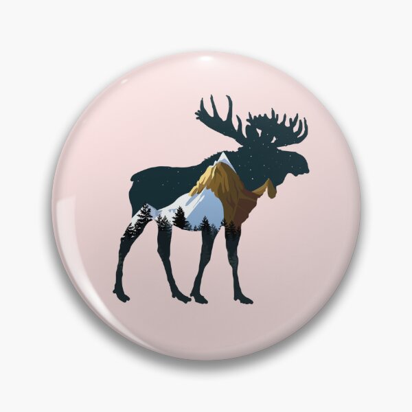 Item preview, Night Forest Moose designed and sold by HappyArts90.