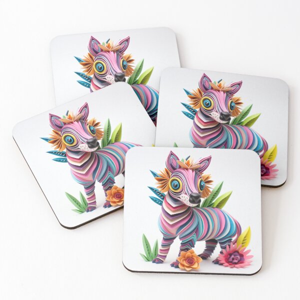 Artikelvorschau, Alebrije, Papierquilling, Zebra entworfen und verkauft von Imaginarium888.