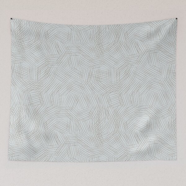 Item preview, Cross Hatch Scratch - Light Blue and Beige designed and sold by GenAumonier.
