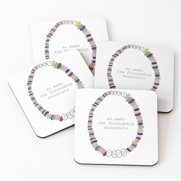Item preview, eras friendship bracelet with text designed and sold by bluemirrorball.