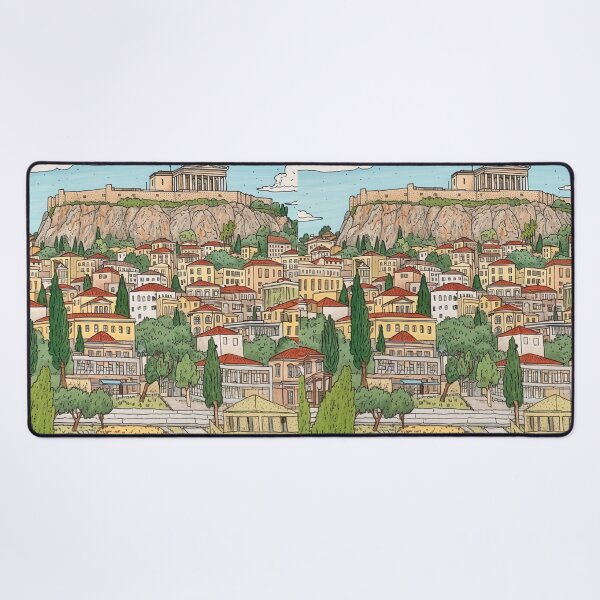 Item preview, Athens city drawing designed and sold by ComicsFactory.