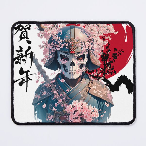 Item preview, Japanese Warrior Samurai With Cherry Blossoms Anime Art designed and sold by AlexanderMMarro.