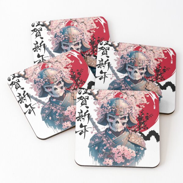 Item preview, Japanese Warrior Samurai With Cherry Blossoms Anime Art  designed and sold by AlexanderMMarro.