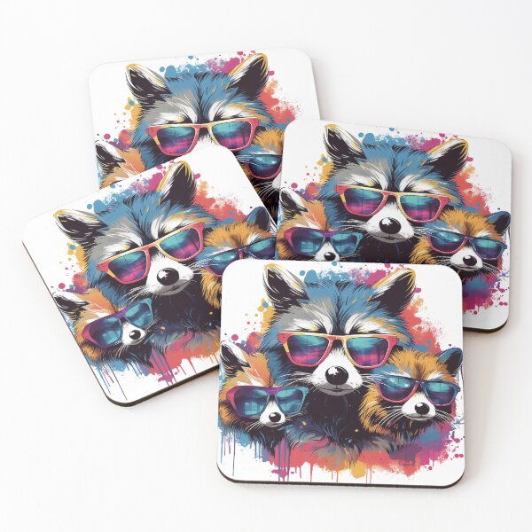 Item preview, Raccoon Playtime designed and sold by MuseOfMilo.