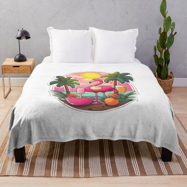 Item preview, Summer party vibe flamingo design designed and sold by SmileshareShop.