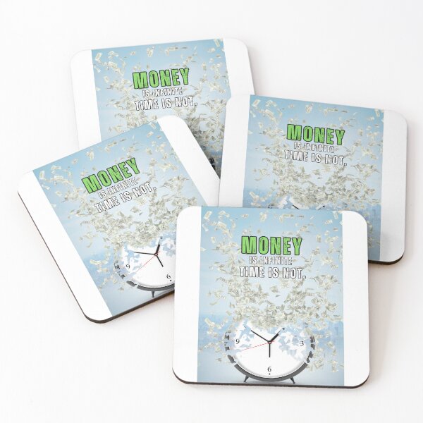 Item preview, Alarm Clock Money is Infinite Motivational Quote designed and sold by hiunlimit.