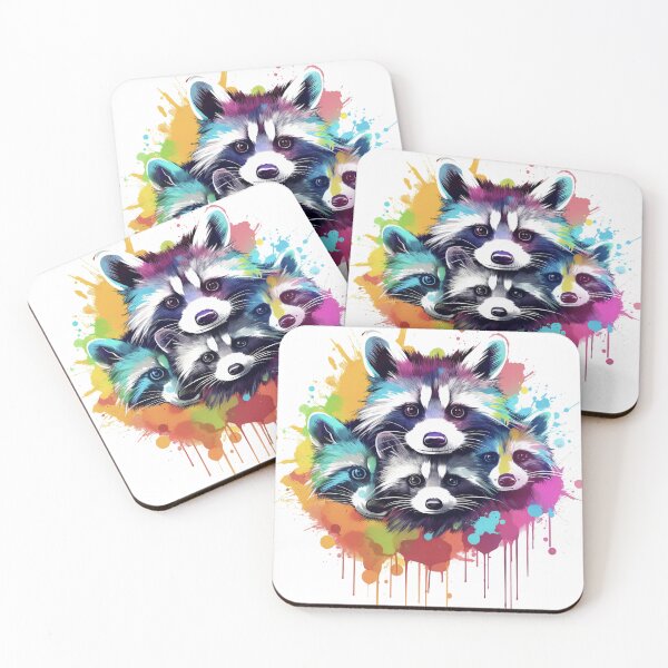 Item preview, Raccoon Playtime designed and sold by MuseOfMilo.
