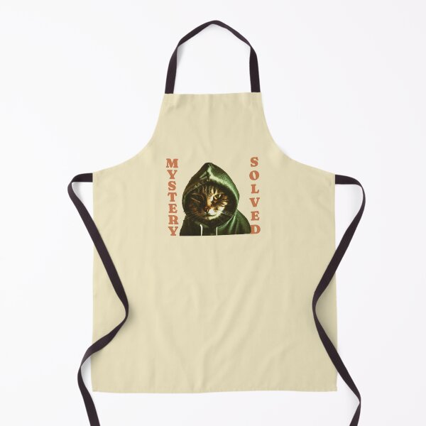 Item preview, Vintage Detective Cat in hoodies Memes, smudge cat, suspicious cats, Mystery Solved, funny cat, detective conan, true detective / Orange text designed and sold by SoloAutenica.