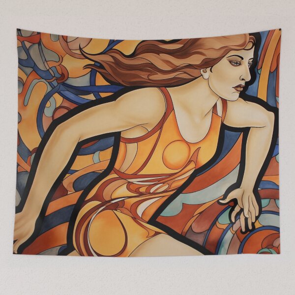 Item preview, Athlete drawing designed and sold by ComicsFactory.
