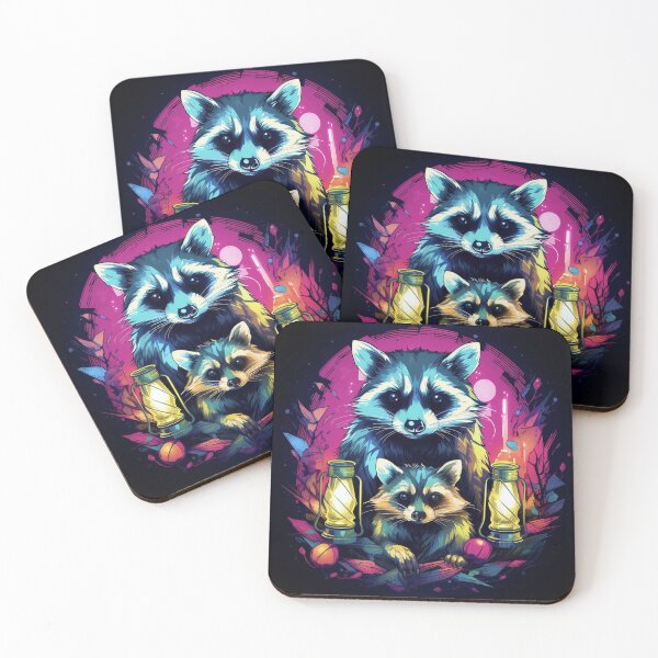 Item preview, Raccoon Playtime designed and sold by MuseOfMilo.