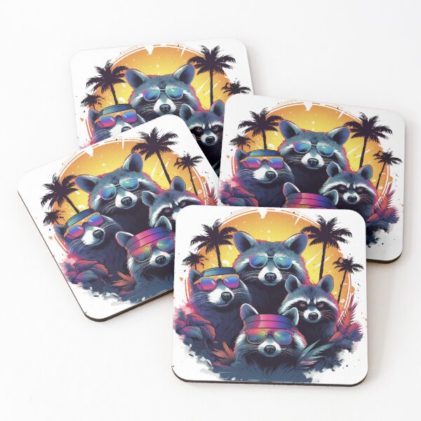 Item preview, Raccoon Playtime designed and sold by MuseOfMilo.