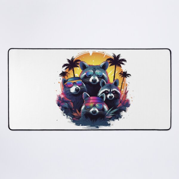 Item preview, Raccoon Playtime designed and sold by MuseOfMilo.