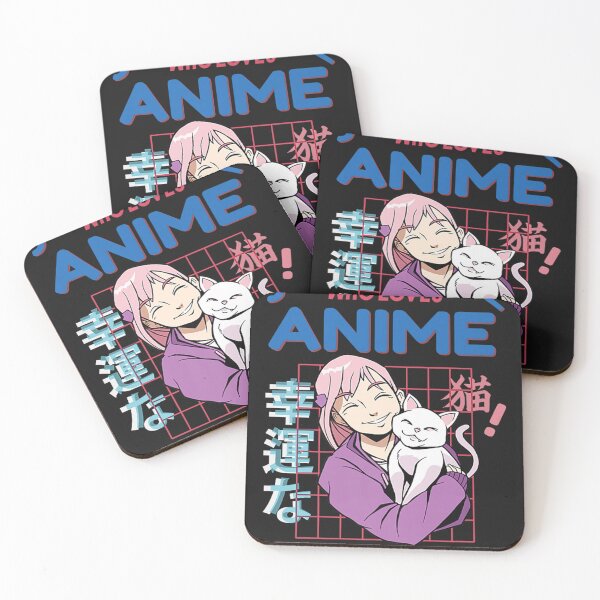 Item preview, Just A Girl Who Loves Anime And Cats, Anime   designed and sold by JoeCDyer.