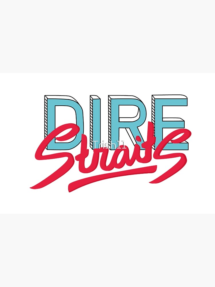 Dire Straits Band Logo Poster By Trish Redbubble