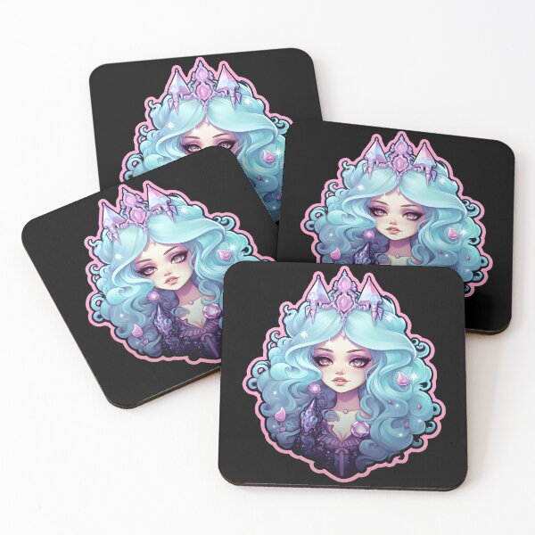 Item preview, Cute Candy Goth Crystal Witch in Pink and Blue designed and sold by 20th-eclipse.